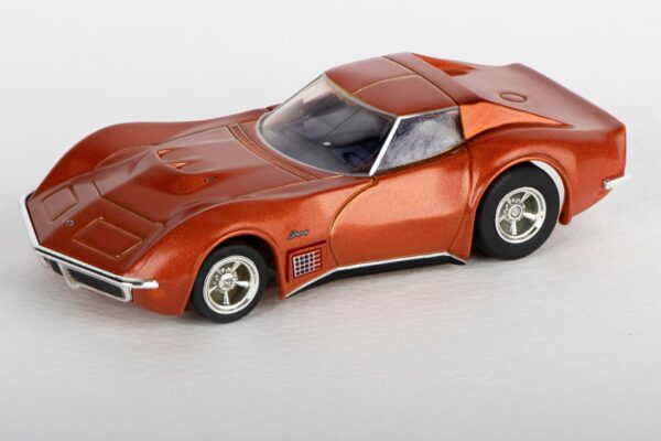 22047 1970 Corvette LT1 Orange Metallic - Front Angle