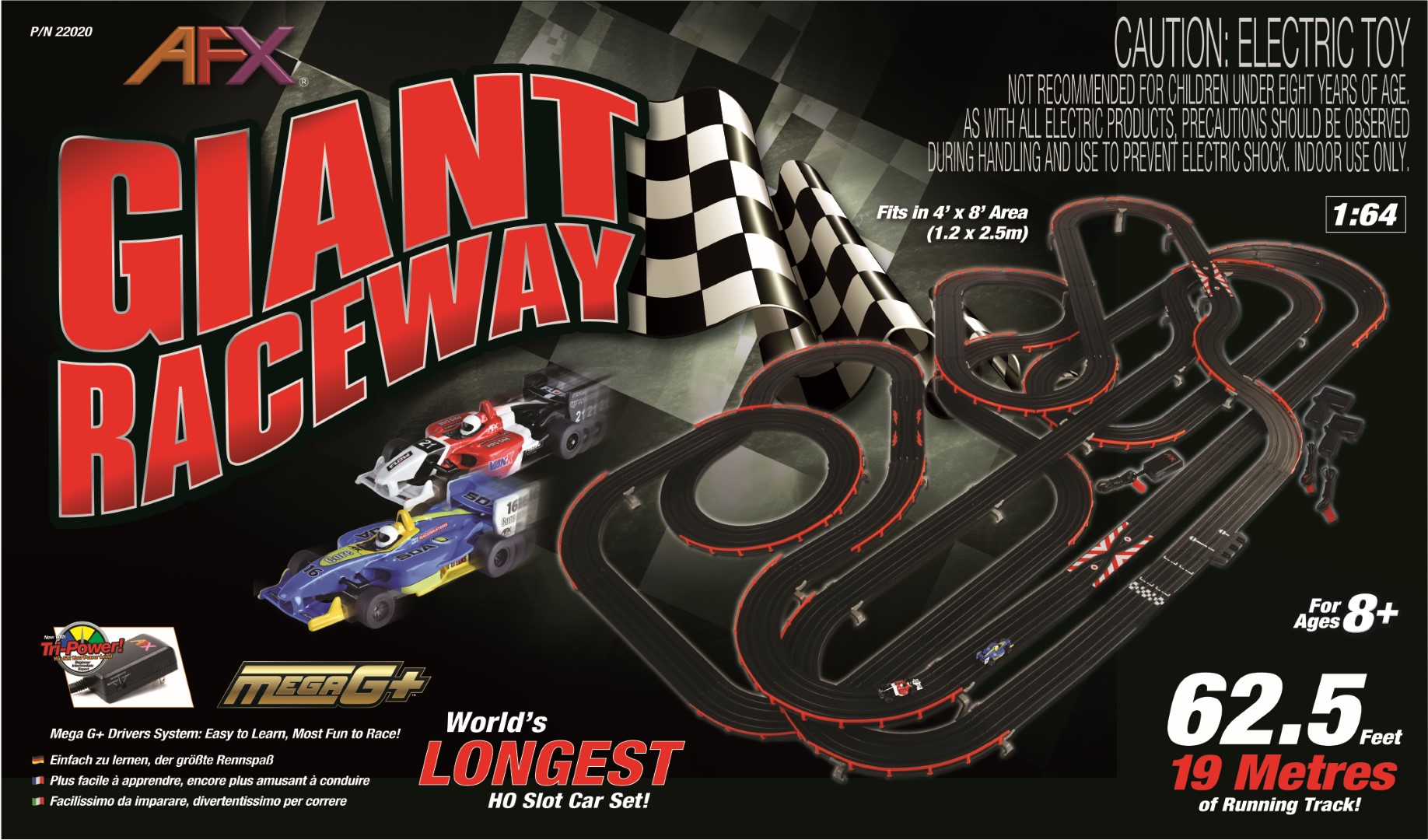 22020 AFX Giant Raceway Set Box Art