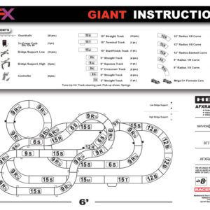 22020 Giant Raceway Set - Instructions Page 1