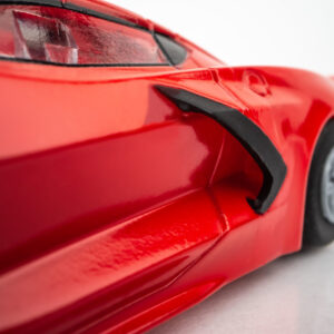 22011 Corvette C8 Torch Red - Door Detail