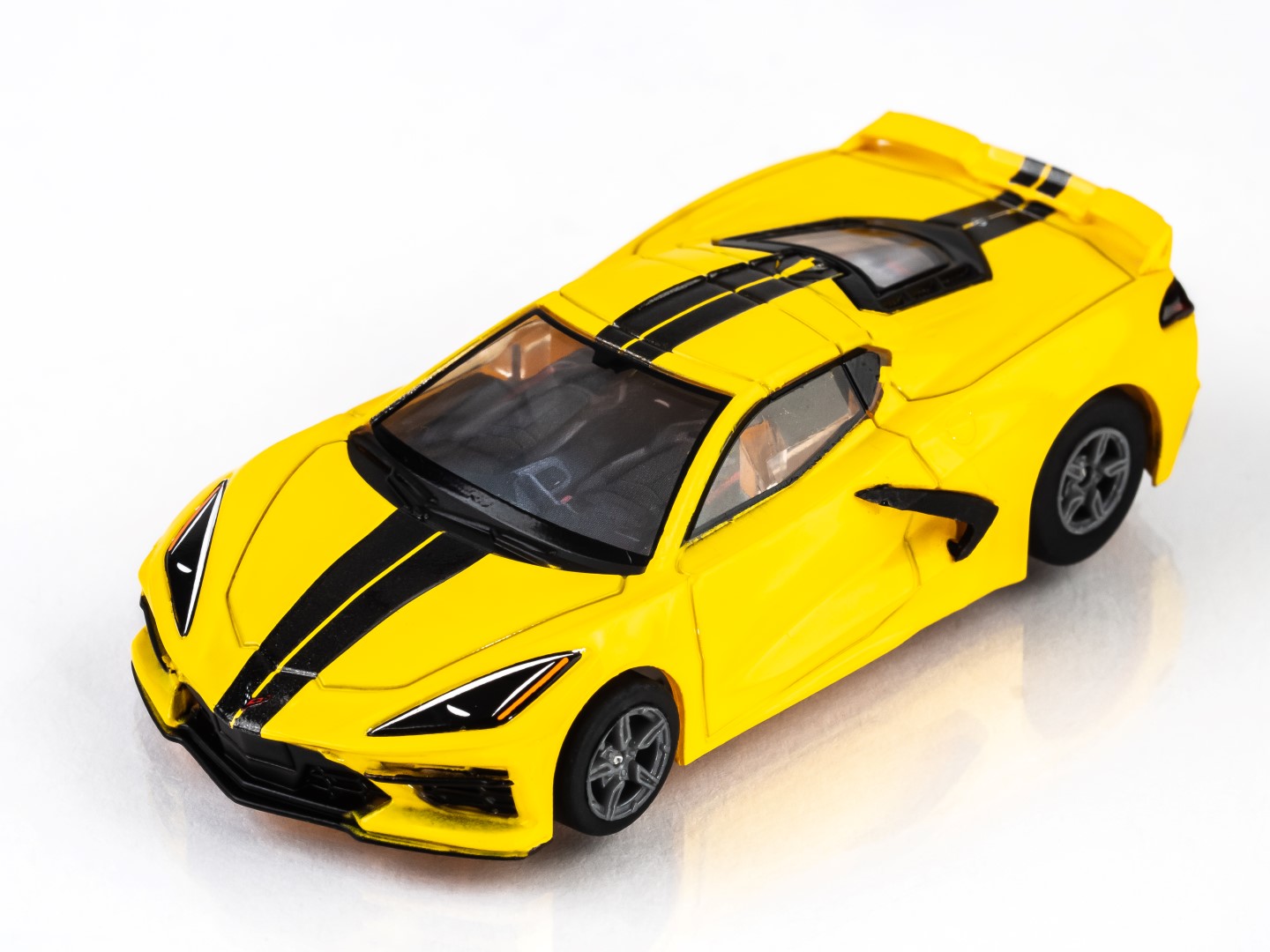 22013 Corvette C8 Yellow - Top Shot