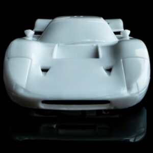 22070 Ford GT40 MKIV White Paintable - Front Profile