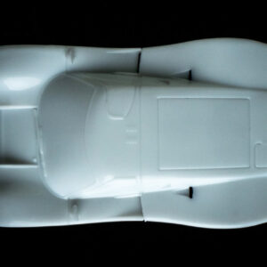 22070 Ford GT40 MKIV White Paintable - Top Shot