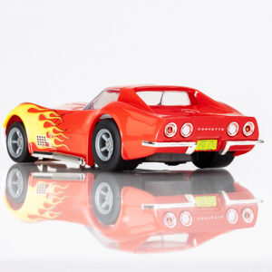 22055 Corvette 1970 Red/Yel Wildfire - Rear Angle