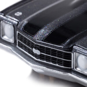 22087 Chevelle 1972 SS454 Silver - Front Detail 2