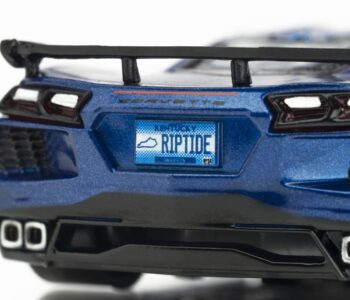 22094 Corvette C8 Riptide Blue Metallic - Rear Detail