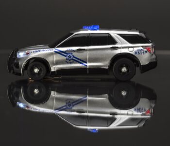 Police Interceptor NHP - LED Dark - Left Side Blue Police Interceptor NHP - LED Dark - Left Side Blue