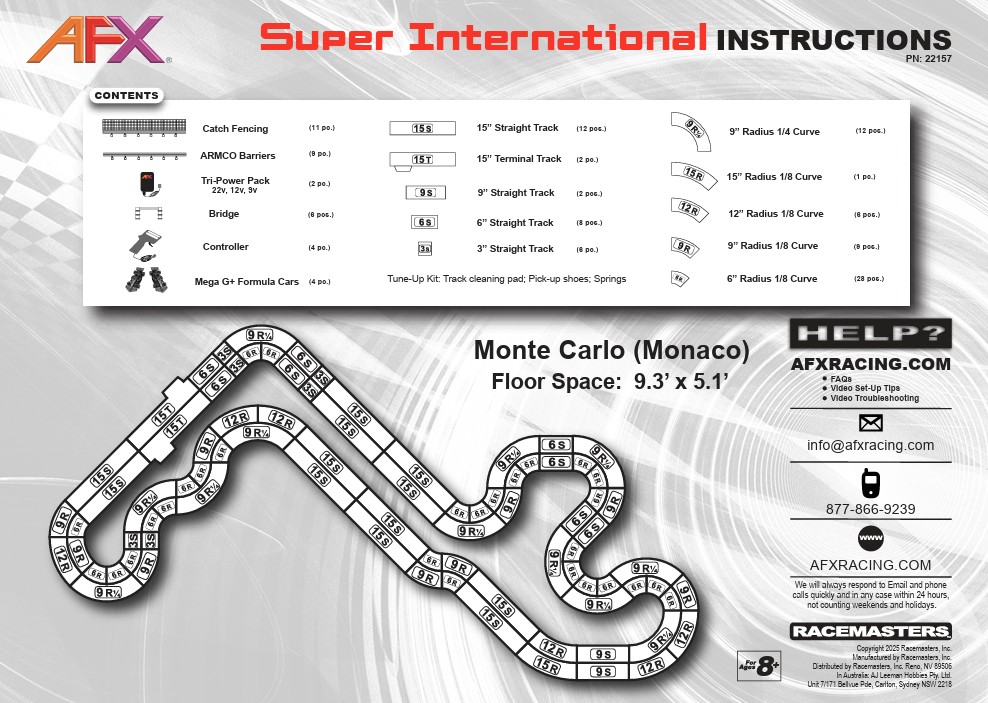 Super International - Instructions Page 1