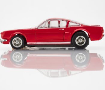 1966 Shelby GT350 Red Wht Stripes - Left Side
