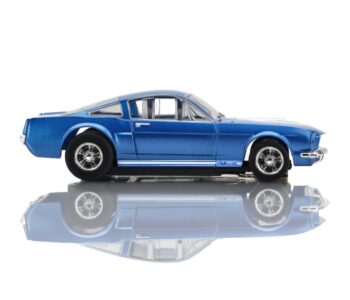 Shelby GT350 1966 Blu Wht Stripes - Right Side