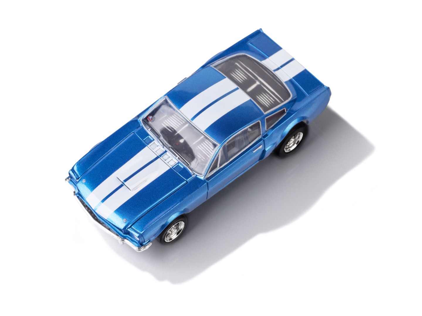Shelby GT350 1966 Blu Wht Stripes - Top