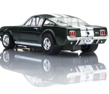 Shelby GT350 1966 Ivy Grn Wht Stripes - Left Rear